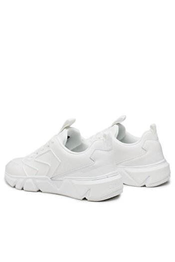 Calvin Klein Erkek Bağcıklı Marka Logolu Spor Stil Beyaz Sneaker Hm0hm00995-0k4