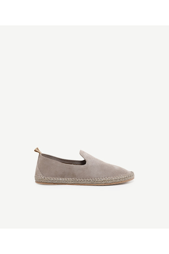 Yargıcı Renk Detaylı Deri Espadril