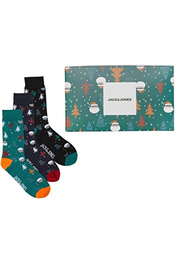 Jack & Jones Jack&Jones Erkek Noel Çorap Seti (3'lü) - Hediyelik