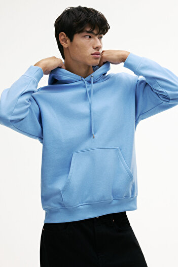 H&M Loose Fit Kapüşonlu Üst