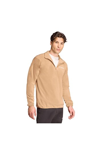 adidas Jm3122-E Mt Ess Hz Fl Men's Sweatshirt Brown