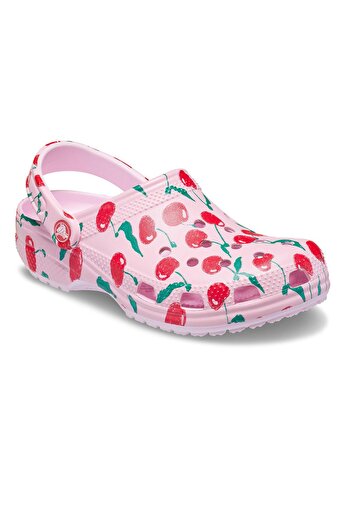 Crocs 211008-6ZW Classic Fresh Fruits Clog Terlik Pembe