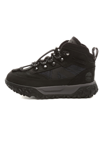 Timberland B1A67NG0151-R Greenstride Motion 6 Mıd Bungee Waterpro Bebek Bot Ve &amp;Ccedil;izme Siya
