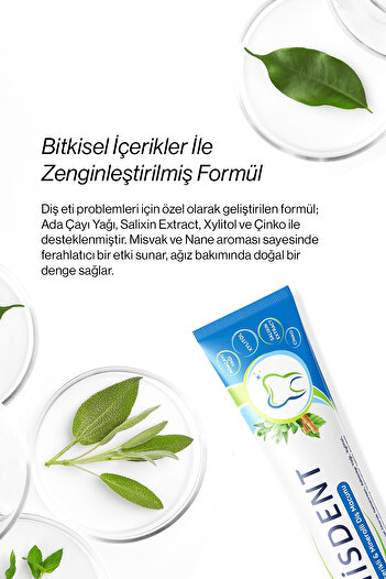 Misedor Misdent Bitki İçerikli & Mineralli Diş Macunu 75 ml