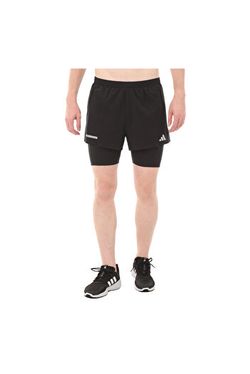 adidas IL7186-E adidas Ult 2In1 S Erkek Şort Ve Kapri Siyah