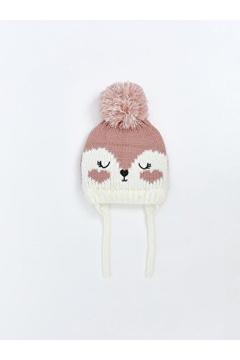 LC Waikiki Baby Girl Beanie with Animal Figures (W5)