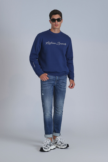 Lufian Brıce Smart Jean Erkek Pantolon Slim Fit Mavi