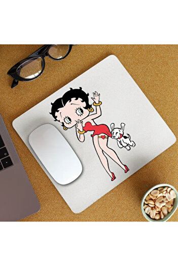 OEM Mousepad Betty Boop Puppy Poodle Valentines Day