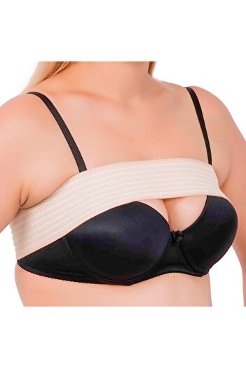 Generic ikido Post-Surgery Breast Implant Stabilizer & Compression Band, One Size (Beige)