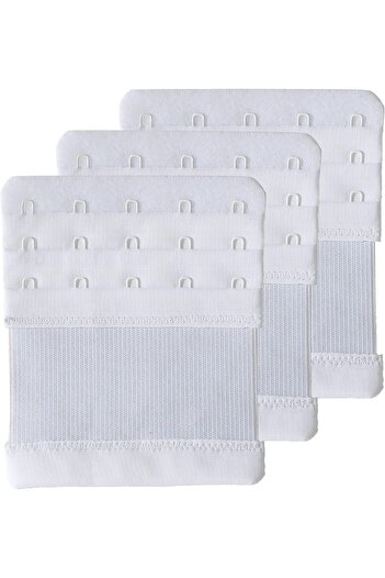 Generic SAMGU Women's Bra Extenders, 5-Hook 3/4" Spacing, White, One size