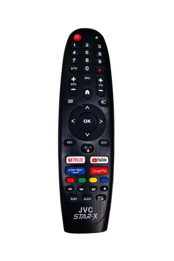 Generic Upgraded IR Replacement Remote Control Compatible with JVC & Star X Smart LCD/LED TVs