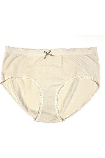 Generic LASASSY 5 Pcs Women’s Cotton-Spandex Briefs Mid Waist (Multicolour)