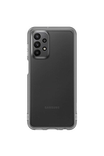 Samsung Soft Clear Cover Protective Case for Galaxy A23 5G, Black/ Clear