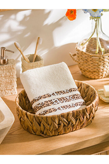 LC Waikiki Create Your Style from Uzg Store |   Cotton Embroidered Face Towel 50X80 cm