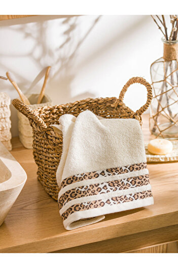 LC Waikiki Create Your Style from Uzg Store |   Cotton Embroidered Face Towel 50X80 cm
