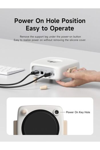 Hagibis Silicone Protective Case for Mac mini M4 / M4 Pro 2024 (Soft, Shockproof, Dustproof)