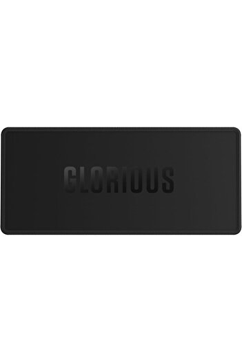 Glorious 75% Keyboard Pad - Stitched Edges, Washable, Non-Slip - Black