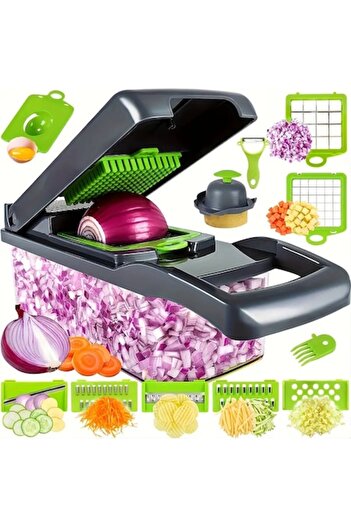 Veggie Slicer Multifunctional 16-piece grater for vegetables, fruits and cheeses
