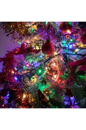 SERSIMO Christmas tree lighting system, 17.5 meters, 300 LEDs, 8 functions, multicolor