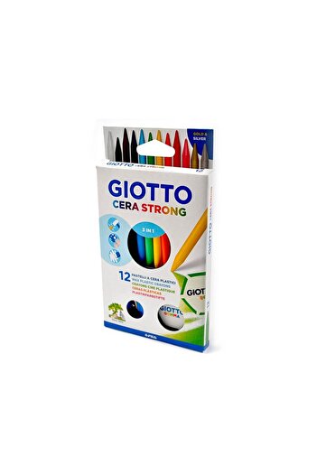 Giotto 3 in 1 waxed colored pencils