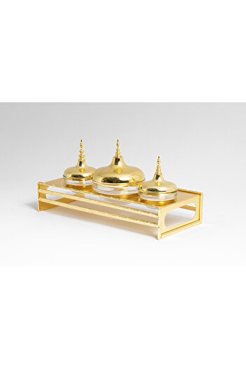 Bin Shihoun 4-piece golden date and tabsi hospitality set