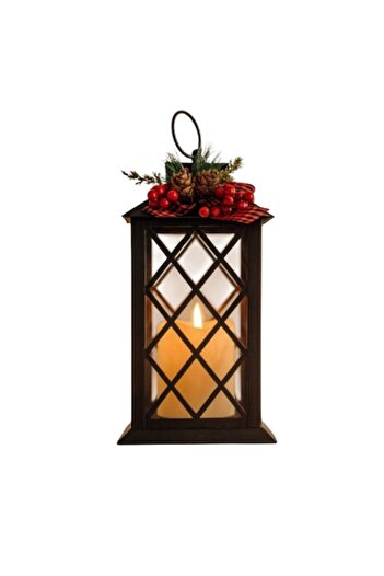 OEM Decorative Christmas lantern, with LED candle, 30 cm