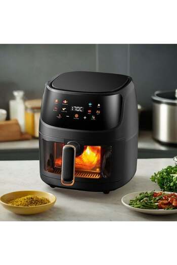 Saharaz Air Fryer 8 L,Multi-functional Cooking Function,Smart Touch Control,Precise Temperature Control