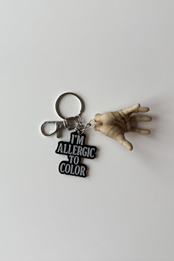 sin istanbul Wednesday Silver Chain Keychain, Bag Ornament