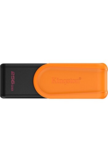 Kingston DataTraveler Exodia S USB Flash Drive 256GB - USB 3.2 Gen 1 Type-A - Black/Orange