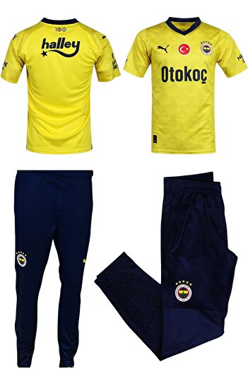 Fenerbahçe Original Licensed Yellow Navy Blue Tk