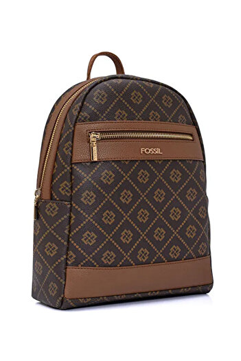 Fossil حقيبة ظهر نسائية من لوسو مونوجرام
