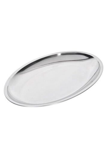 OEM Oval metal serving platter, 27 cm