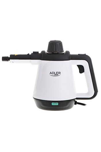 adler Steam Cleaner AD 7038, 1500 W, white-black, 31 x 14.5 x 22.2 cm