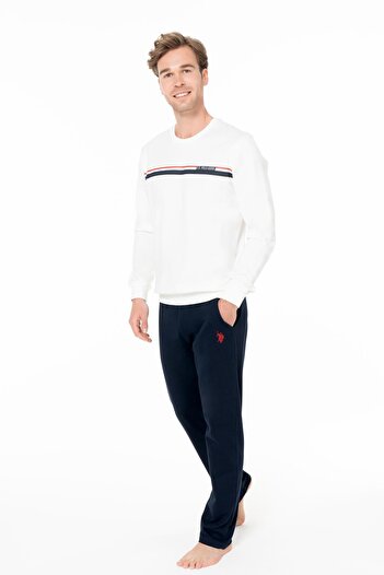 U.S. Polo Assn. Men's 2 Thread Woven Winter Home Wear Bottom Top Set