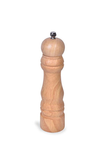 OEM Manual salt and pepper grinder made of wood, 4.5 x 18 cm, Brown