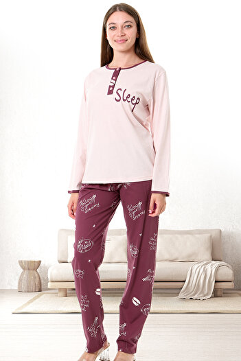 Bella Linda Cotton Long Sleeve Women's Pajama Set