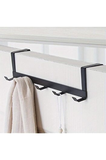 Generic Over The Door Hooks, 5-Hook Door Hanger Organizer for Bathroom & Bedroom, Heavy Duty Over Door Towe