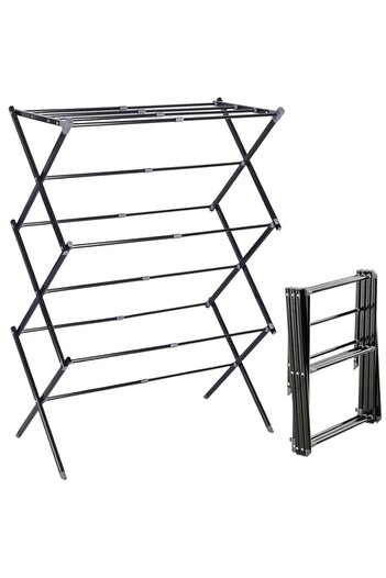 Generic 3-Tier Collapsible Drying Racks, Expandable and Foldable Clothes Rack, Laundry Drying Stand