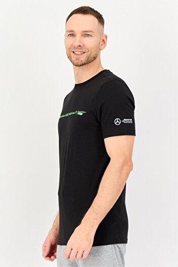 Puma x AMG Petronas Men Sportswear Fit Short Outdoor T-Shirt, Black