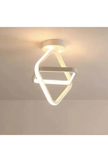 LED CONCEPT LED chandelier with three types of light, white, square, 48W, 26x23x29cm