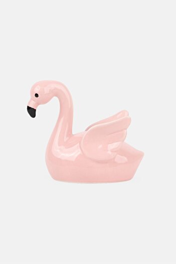 BEBEHOME Ceramic Swan Decorative, Pink