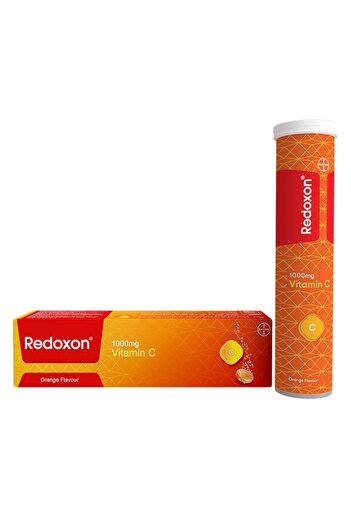 Redoxon Vitamin C 1000 mg Effervescent Tablets Orange Flavour 15's