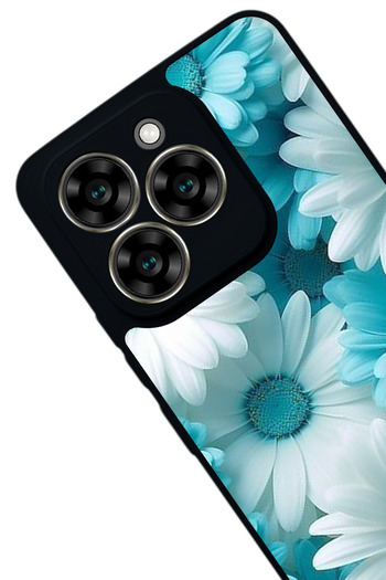 Aksel Kılıf Reeder S919 Compatible Printed , Matte Black, Soft Silicone, Protective, Shock Absorbing Cover, Case