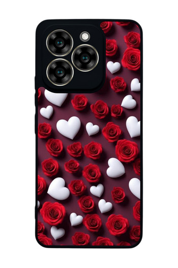 Aksel Kılıf Reeder S919 Compatible Printed , Matte Black, Soft Silicone, Protective, Shock Absorbing Cover, Case