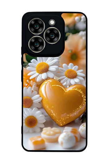 Aksel Kılıf Reeder S919 Compatible Printed , Matte Black, Soft Silicone, Protective, Shock Absorbing Cover, Case