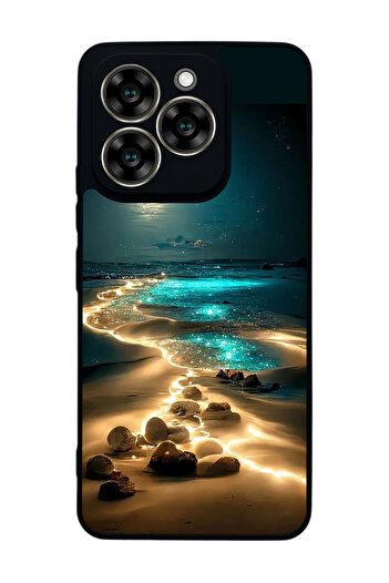 Aksel Kılıf Reeder S919 Compatible Printed , Matte Black, Soft Silicone, Protective, Shock Absorbing Cover, Case