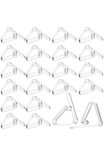 Generic Clear Plastic Tablecloth Clips, 72 Pcs Clear Tablecloth Clips Transparent Table Cloth Holder Clips