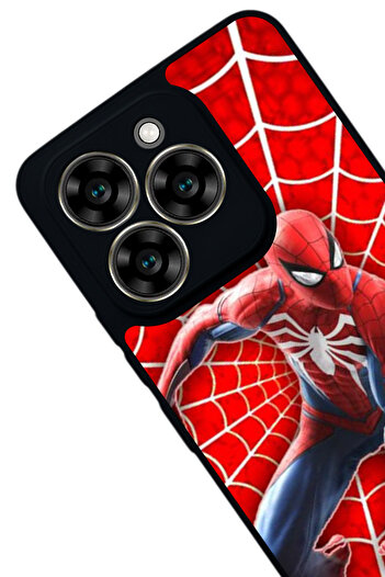 Aksel Kılıf Reeder S919 Compatible Printed , Matte Black, Soft Silicone, Protective, Shock Absorbing Cover, Case