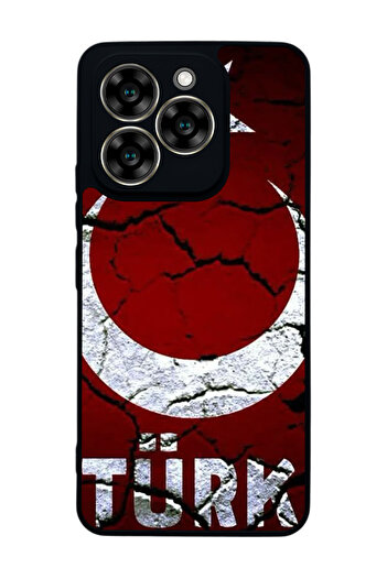 Aksel Kılıf Reeder S919 Compatible Printed , Matte Black, Soft Silicone, Protective, Shock Absorbing Cover, Case
