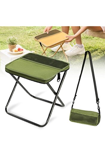 Generic Portable Stool Mountaineering and Hiking, 2025 Upgraded Lightweight Foldable Stool with Carrying Ba